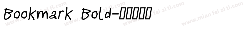 Bookmark Bold字体转换